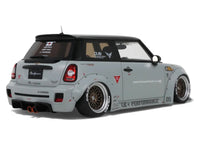 2015 Mini Cooper R56 LB-Works "LB Nation" Gray with Black Top Limited Edition to 999 pieces Worldwide 1/18 Model Car by Otto Mobile image 5