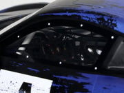 2021 Porsche Cayman 718 GT4 RS Clubsport #4 Black with Blue Graphics Limited Edition to 999 pieces Worldwide 1/18 Model Car by Otto Mobile image 3