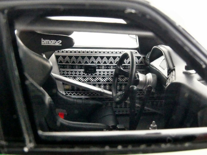 2023 BMW E30 V8 Drift "Red Bull Driftbrothers" Blue and Silver with Graphics Limited Edition to 3000 pieces Worldwide 1/18 Model Car by Otto Mobile image 2