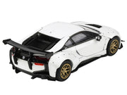 BMW i8 Liberty Walk White with Gold Wheels 1/64 Diecast Model Car by Paragon Models image 3