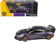 BMW i8 Liberty Walk Twilight Purple Metallic with Gold Wheels 1/64 Diecast Model Car by Paragon Models image 4
