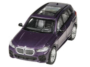 2018 BMW X5 Daytona Violet Metallic with Sunroof 1/64 Diecast Model Car by Paragon Models image 2