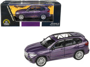 2018 BMW X5 Daytona Violet Metallic with Sunroof 1/64 Diecast Model Car by Paragon Models image 4
