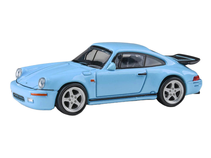 1987 RUF CTR Gulf Blue 1/64 Diecast Model Car by Paragon Models image 2