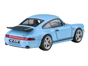 1987 RUF CTR Gulf Blue 1/64 Diecast Model Car by Paragon Models image 4