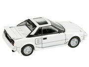 1985 Toyota MR2 MK1 Super White with Sunroof 1/64 Diecast Model Car by Paragon Models image 2