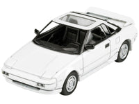 1985 Toyota MR2 MK1 Super White with Sunroof 1/64 Diecast Model Car by Paragon Models image 4