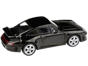 1995 RUF CTR2 Black 1/64 Diecast Model Car by Paragon image 2