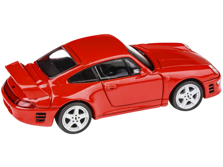 1995 RUF CTR2 Guards Red 1/64 Diecast Model Car by Paragon image 2