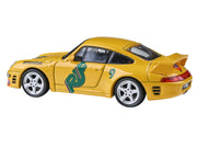RUF CTR2 #9 "Pikes Peak" Yellow with Graphics 1/64 Diecast Model Car by Paragon Models image 3