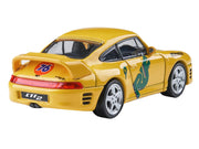 RUF CTR2 #9 "Pikes Peak" Yellow with Graphics 1/64 Diecast Model Car by Paragon Models image 4