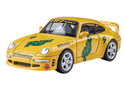 RUF CTR2 #9 "Pikes Peak" Yellow with Graphics 1/64 Diecast Model Car by Paragon Models image 5