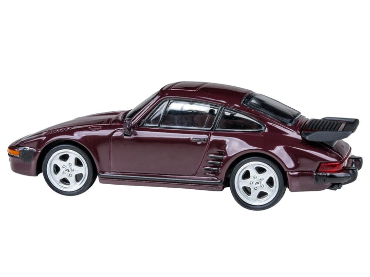 1986 RUF BTR Slantnose Ruby Red Metallic 1/64 Diecast Model Car by Paragon Models image 2
