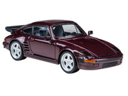 1986 RUF BTR Slantnose Ruby Red Metallic 1/64 Diecast Model Car by Paragon Models image 4