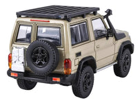 2023 Toyota Land Cruiser 71 Sandy Taupe "70th Anniversary" with Roofrack 1/64 Diecast Model Car by Paragon image 4