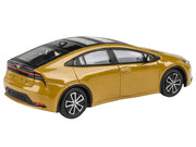2023 Toyota Prius Maximum Yellow with Black Top and Sun Roof 1/64 Diecast Model Car by Paragon Models image 3