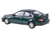 1999 Honda Civic Si EM1 Clover Green Pearl Metallic with Sunroof 1/64 Diecast Model Car by Paragon image 2