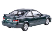 1999 Honda Civic Si EM1 Clover Green Pearl Metallic with Sunroof 1/64 Diecast Model Car by Paragon image 3
