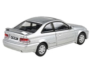 1999 Honda Civic Si EM1 Vogue Silver Metallic with Sunroof 1/64 Diecast Model Car by Paragon Models image 3