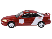 Paragon 1999 Honda Civic Si EM1 Kanjo Livery red white stripes 1:64 PA-55628, product image 2