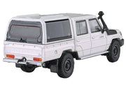 2012 Toyota Land Cruiser LC 79 French Vanilla White with Canopy 1/64 Diecast Model Car by Paragon Models image 2