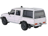 2012 Toyota Land Cruiser LC 79 French Vanilla White with Canopy 1/64 Diecast Model Car by Paragon Models image 3
