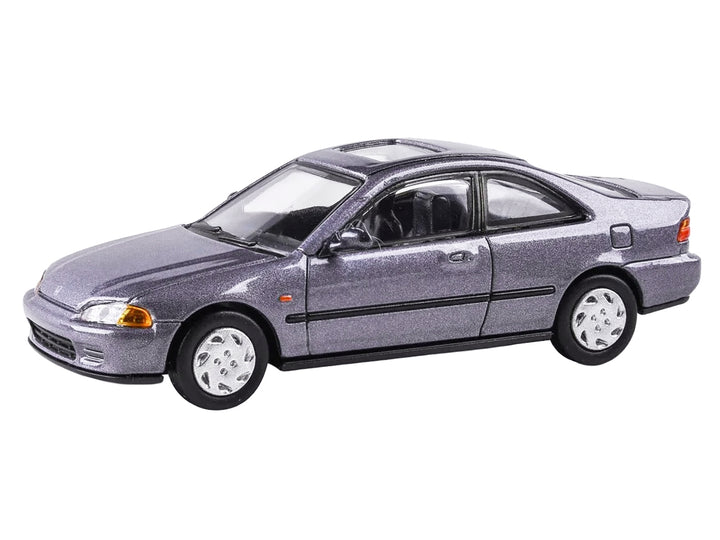 1995 Honda Civic Coupe EJ1 Horizon Gray Metallic with Sunroof 1/64 Diecast Model Car by Paragon image 2
