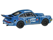 1975 Porsche 911 Carrera RSR 3.0 #6 "Kremer Racing - Wallys Jeans" Blue 1/64 Diecast Model Car by Paragon Models image 3