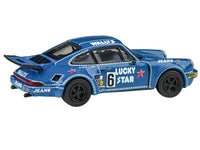 1975 Porsche 911 Carrera RSR 3.0 #6 "Kremer Racing - Wallys Jeans" Blue 1/64 Diecast Model Car by Paragon Models image 3