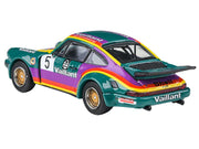 1975 Porsche 911 Carrera RSR 3.0 #5 "Kremer Racing - Vaillant" Green with Stripes 1/64 Diecast Model Car by Paragon Models image 2