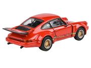 Porsche 911 Carrera RSR 3.0 Guards Red with Gold Stripes and Wheels 1/64 Diecast Model Car by Paragon Models image 3