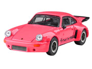 1974 Porsche 911 Carrera RSR 3.0 Fuchsia with Black Stripes 1/64 Diecast Model Car by Paragon Models image 5