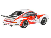 1976 Porsche 911 Carrera RSR 3.0 Ecuador #4 "Fernando Madera" White and Red with Graphics 1/64 Diecast Model Car by Paragon Models image 4