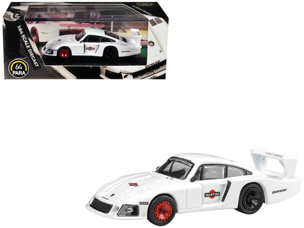 Porsche 935/78 Moby Dick "Martini Racing" White 1/64 Diecast Model Car by Paragon Models