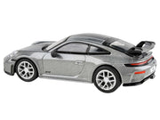 2025 Porsche 911 GT3 (992.2) GT Silver Metallic with Carbon Stripe 1/64 Diecast Model Car by Paragon Models image 4