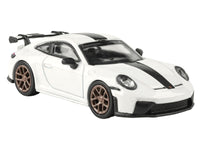 Paragon 2025 Porsche 911 GT3 992.2 Grand Prix White carbon stripe 1:64 PA-55873, view 4