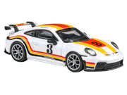 2025 Porsche 911 GT3 (992.2) #3 "Andial Livery" White with Stripes 1/64 Diecast Model Car by Paragon Models image 4