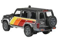 Paragon 2014 Toyota Land Cruiser LC76 gray metallic TRD stripes 1:64 PA-56311, product image 1