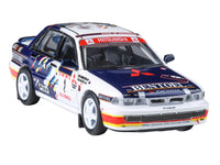 Mitsubishi Galant VR-4 RHD (Right Hand Drive) #1 Ross Dunkerton - Fred Gocentas "Rally Indonesia" (1993) 1/64 Diecast Model Car by Paragon Models image 5