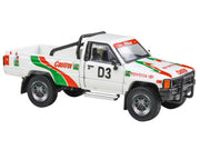 Toyota Hilux Pickup Truck #D3 "Castrol" White with Graphics "Rustenburg 400 Rally" (1995) 1/64 Diecast Model Car by Paragon Models image 4