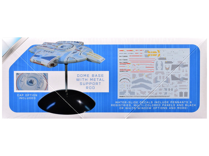 Skill 2 Snap Model Kit USS Defiant NX-74205 Starship "Star Trek: Deep Space Nine" (1993-1999) TV Series 1/1000 Scale Model by Polar Lights image 2