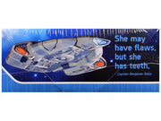 Skill 2 Snap Model Kit USS Defiant NX-74205 Starship "Star Trek: Deep Space Nine" (1993-1999) TV Series 1/1000 Scale Model by Polar Lights image 3