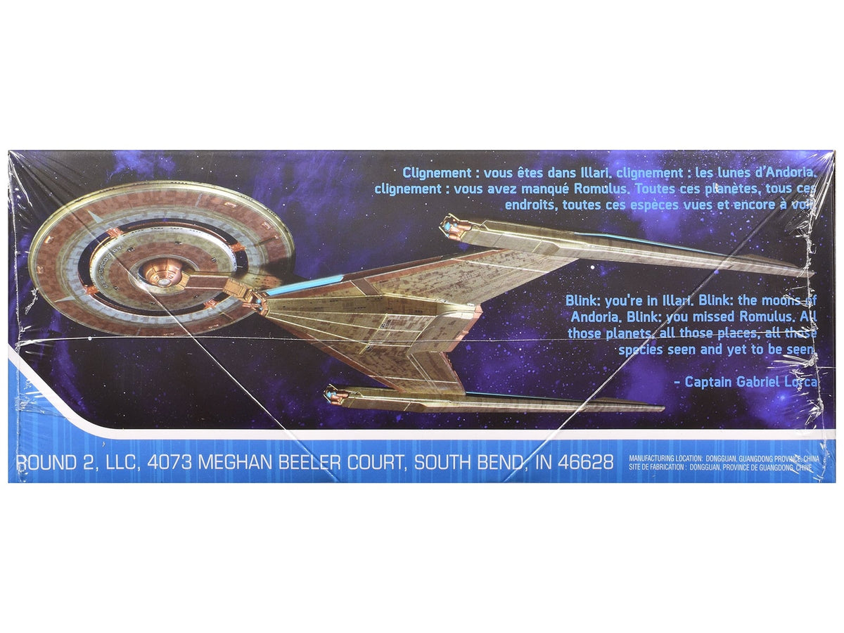 Skill 2 Snap Model Kit U.S.S. Discovery NCC-1031 Spacecraft "Star Trek: Discovery" (2017-2024) TV Series 1/2500 Scale Model by Polar Lights image 2