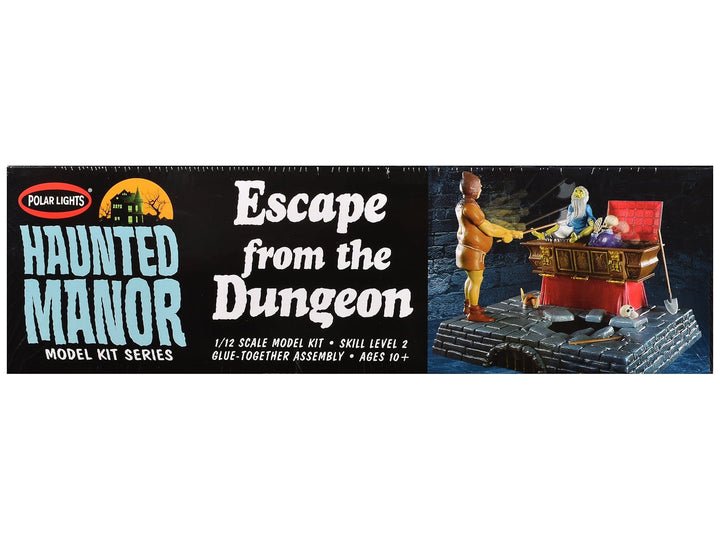 Skill 2 Model Kit Haunted Manor "Escape from the Dungeon" Diorama Set 1/12 Scale Model by Polar Lights image 2