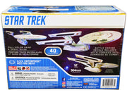 Skill 2 Snap Model Kit U.S.S. Enterprise NCC-1701 Refit Spaceship "Star Trek II: The Wrath of Khan" (1982) Movie 1/1000 Scale Model by Polar Lights image 4