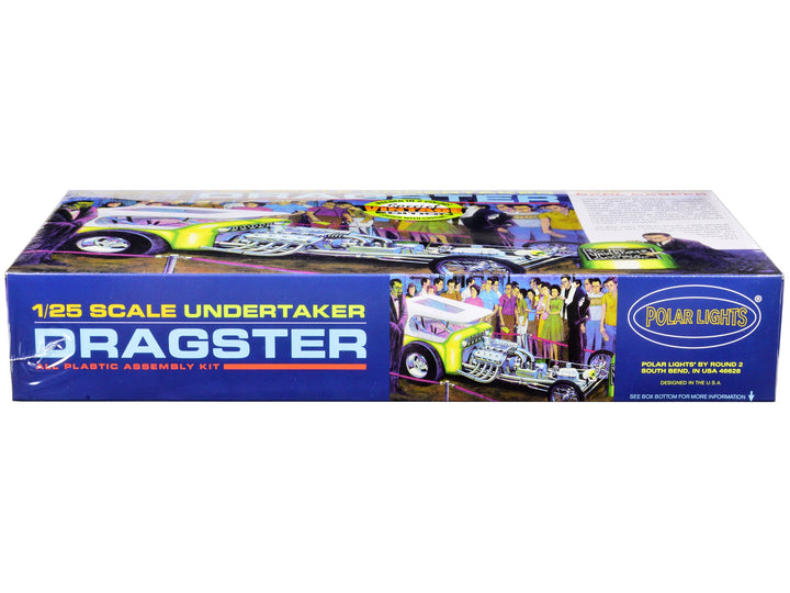Skill 2 Model Kit Undertaker Dragster by Carl Casper 1/25 Scale Model by Polar Lights image 2