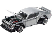 Skyline KPGC110 "Kenmeri" RHD (Right Hand Drive) Raw Metal "Enigma Exclusive Edition" 1/64 Diecast Model Car by Pop Race image 2