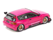 Pandem Civic EG6 RHD (Right Hand Drive) Pink "Enigma Exclusive Edition" 1/64 Diecast Model Car by Pop Race image 3