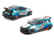Pandem GR Yaris RHD (Right Hand Drive) #99 "Auto Finesse" Blue and White with Graphics "Enigma Exclusive Edition" 1/64 Diecast Model Car by Pop Race image 4