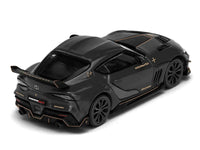 Toyota Supra DarwinPro Black with Gold Accents "Enigma Exclusive Edition" 1/64 Diecast Model Car by Pop Race image 3
